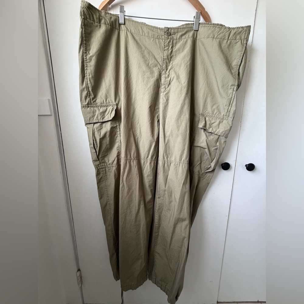 Levi’s Signature Everyday Cargo Pants Olive Green 3XL Elastic Waist